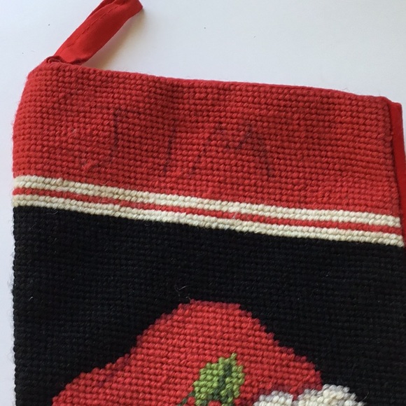 Peking Handicraft Needlepoint Santa Christmas Sock - Picture 4 of 16